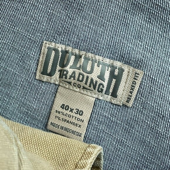 Duluth Trading Co Flex Jeans 40x30 Blue Denim Mens  Fit Stretch Cotton  2922 - Picture 3 of 10